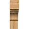 Ekena Millwork Olympic Block Rough Sawn Bracket, Western Red Cedar, 6"W x 20"D x 20"H BKT06X20X20OLY05RWR - alternate 3